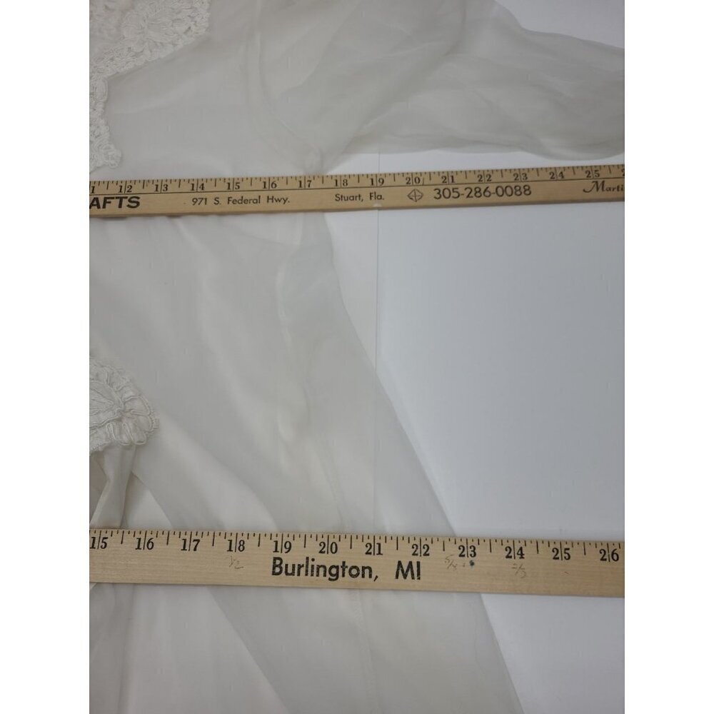 Vintage Victoria's Secret Gold Label Sheer Robe Night Gown Women's Size Medium - Picture 5 of 13